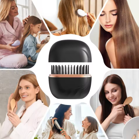 Mini Cepillo Alisador Inalámbrico Portátil USB ✨