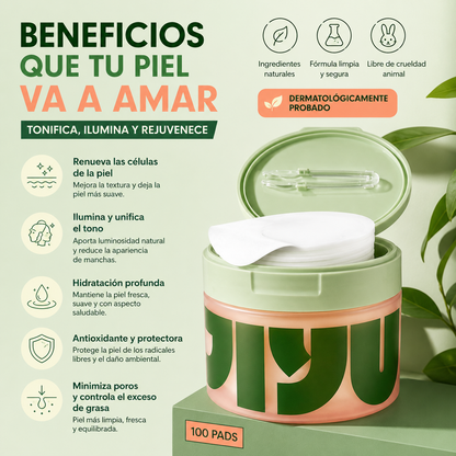 Pads Tonificantes Renovadores JIYU