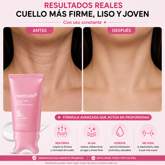 Medicube PDRN Collagen Gua Sha Neck Wrinkle Cream
