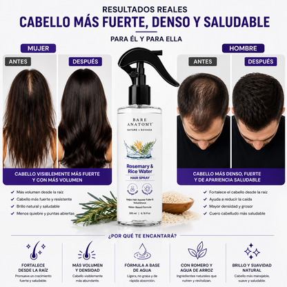 Bare Anatomy Rosemary & Rice Water Hair Spray