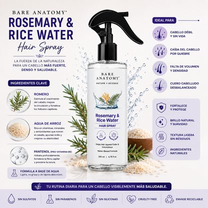 Bare Anatomy Rosemary & Rice Water Hair Spray