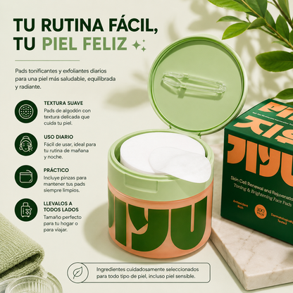 Pads Tonificantes Renovadores JIYU