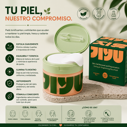 Pads Tonificantes Renovadores JIYU