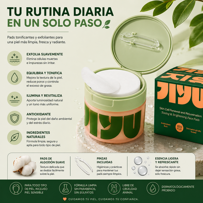 Pads Tonificantes Renovadores JIYU