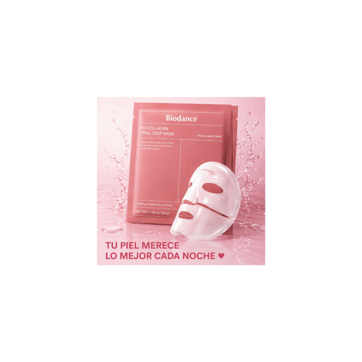 BIODANCE | La Mascarilla Coreana Viral psrs piel de cristal
