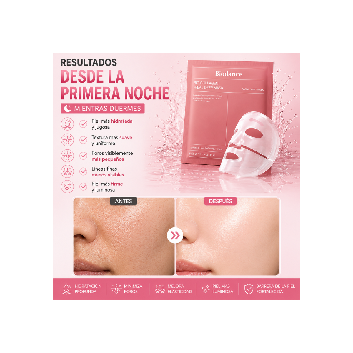BIODANCE | La Mascarilla Coreana Viral psrs piel de cristal